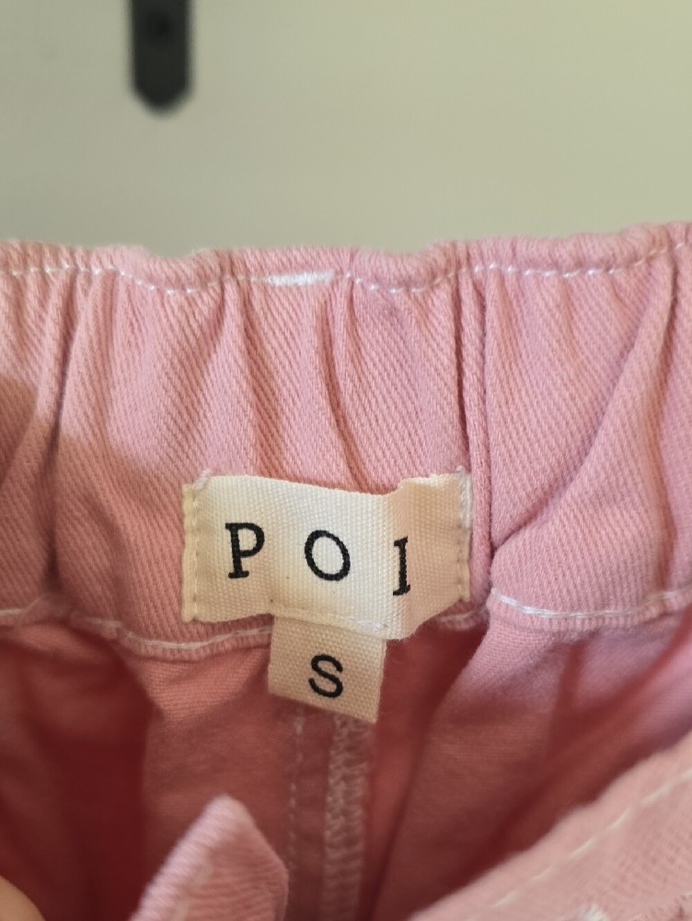 POL Pink Cargo Jogger Pants with Crochet Pocket Accents - Picture 2 of 8